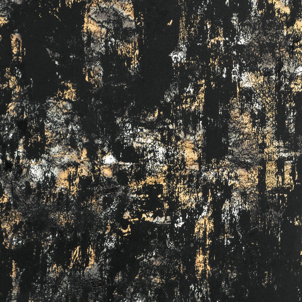 Crna i zlatna baršunasta zavjesa ukrašena sjajnim printom 140x250 Tami