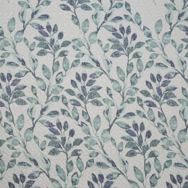 Lagani prekrivač s printom zelenih grančica 200x220 CLARISSA