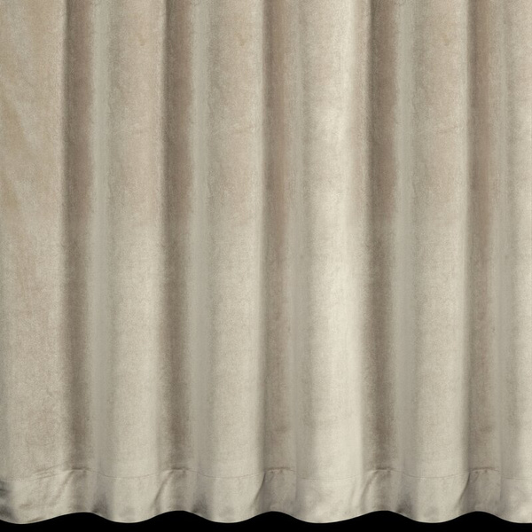 Baršunasta zavjesa ukrašena dubokim naborima i gumbima 85x250 cm (dimenzije zavjese dane nakon sklapanja) zavjesa s tregerima - ALITA