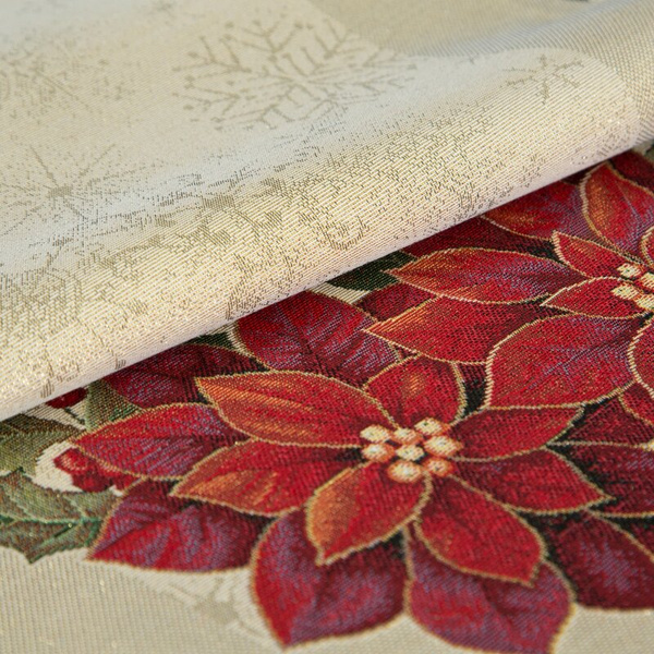 Tapiserijski nadstolnjak 50x110 cm ukrašen božićnim motivom