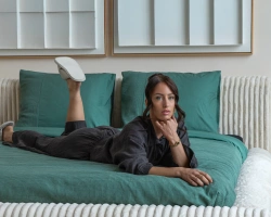 Primaviera Deluxe Hotel posteljina pamuk perkal 140x200/260 struktura vafla ne zahtijeva glačanje