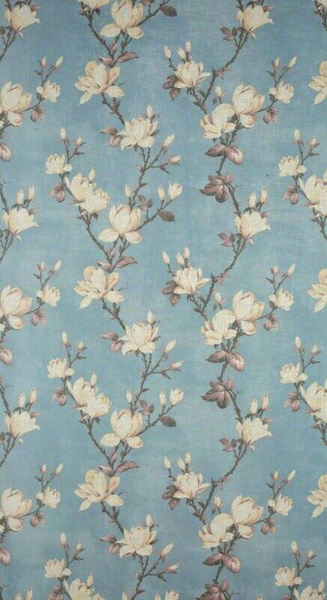 Zavjesa 140x250 od eko stila etamina s motivom magnolije, poluproziran Luna