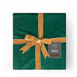 Stolnjak od glatkog baršuna s ukrasnom trakom 145x180 Velvet