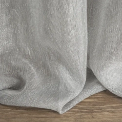 Zavjesa sa sjajnim koncem 140x250 cm siva boja Elicia