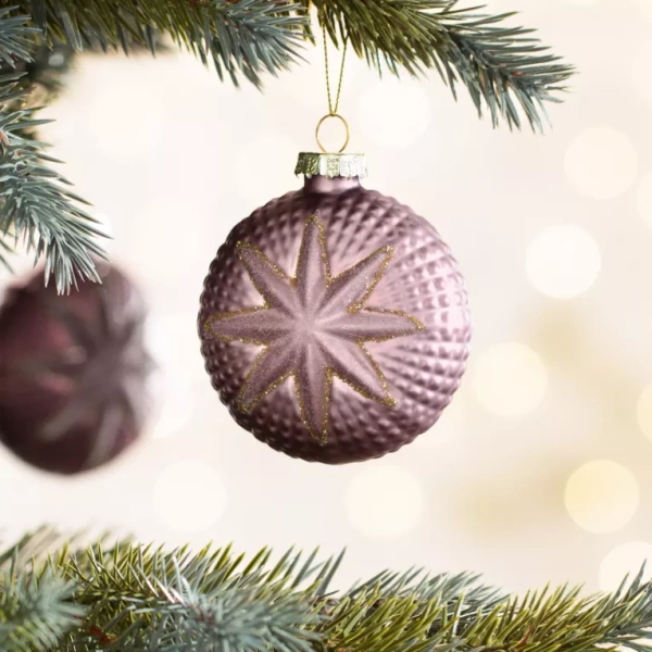 Staklena kugla za božićno drvce ∅ 8cm