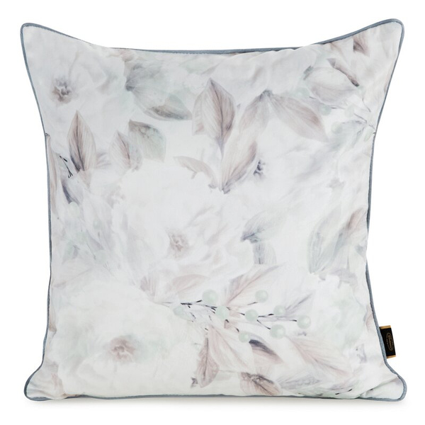 Baršunasta jastučnica 45x45 ukrašena botaničkim printom VELVET