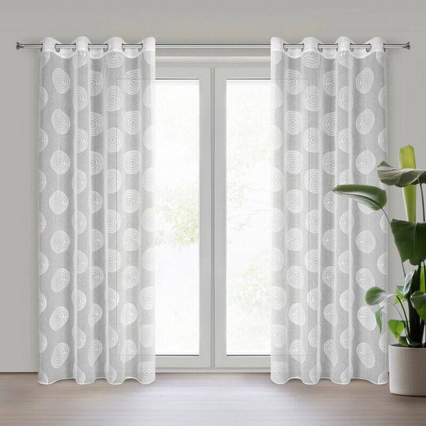 Zavjesa MILAGROS 140x250 cm bijela