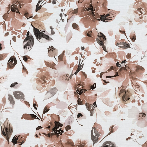 Posteljina 160x200 cm od pamučnog satena s cvjetnim uzorkom SPRING