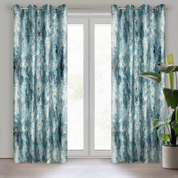 Baršunasta zavjesa sa srebrnim uzorkom, 140x250 cm - MALIA