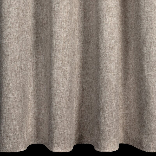 Zavjesa od mat tkanine s melange efektom, 140x250 cm, s ušicama - ADELINA