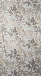 Zavjesa od poluprozirne tkanine ukrašena sjajnim printom, 135x250 cm, zlatne rupice - ANELI