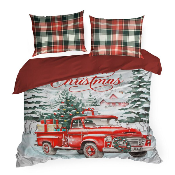 Božićna posteljina 220x200 cm, ranforce pamuk