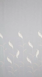 Krem zavjesa od mat gaze ukrašena vezom s dodatkom zlatnog konca, traka 140x270 cm - AURELIA