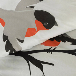 Božićne posteljine 220x200 od visokokvalitetnog pamučnog satena s božićnim motivom Berry