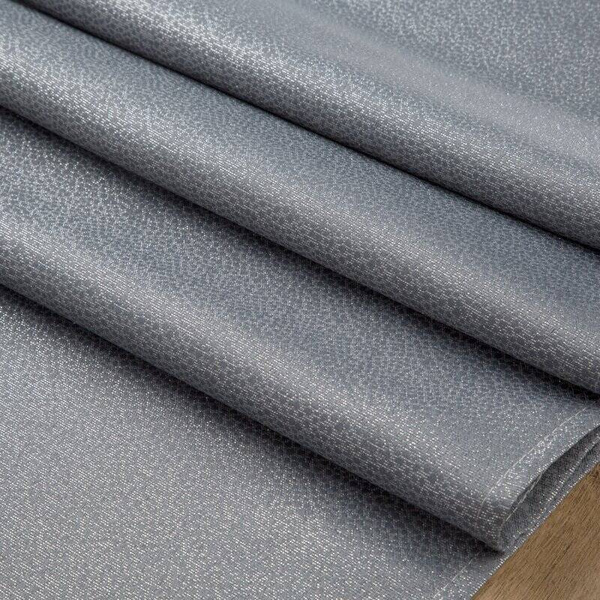 Sivi stolnjak ukrašen sjajnim, nježnim uzorkom, otporan na mrlje 85x85 Edna