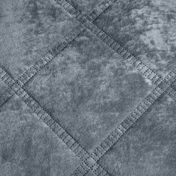 Baršunasti prekrivač za krevet 240x220 cm ukrašen prošivanjem Velvet  1