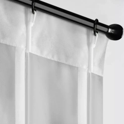 Zavjesa od glatkog mat voala 80x270 cm FLEX 1:1,5 - Lucy