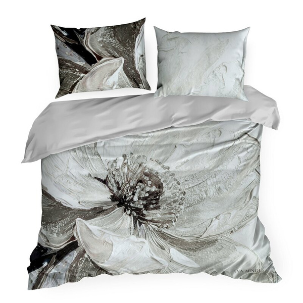 Posteljina 220x200 cm od egipatskog pamučnog makosatina, s dizajnerskim printom Eve Minge