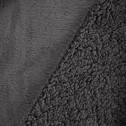 Zimska deka 170x210 cm, dvostrani prekrivač od ugodnog krzna i tkanine s uzorkom janjeće kože, NINA Premium