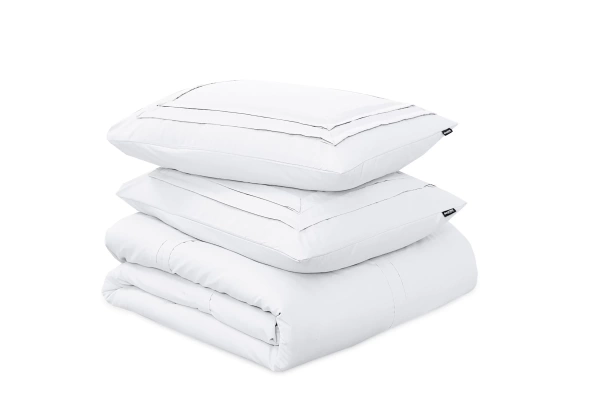Elegantna bijela posteljina 200x200/220 Tailored White
