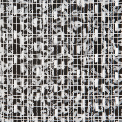 Bijela mrežasta zavjesa s moher koncem, 140x250 cm - KLOE