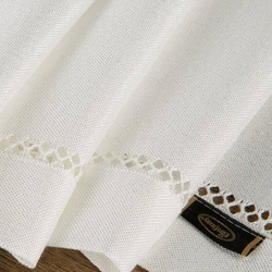 ITALISSIMA HOME Set od 4 stolne prostirke s ukrasnom trakom i rubnim vezom, 30x40 