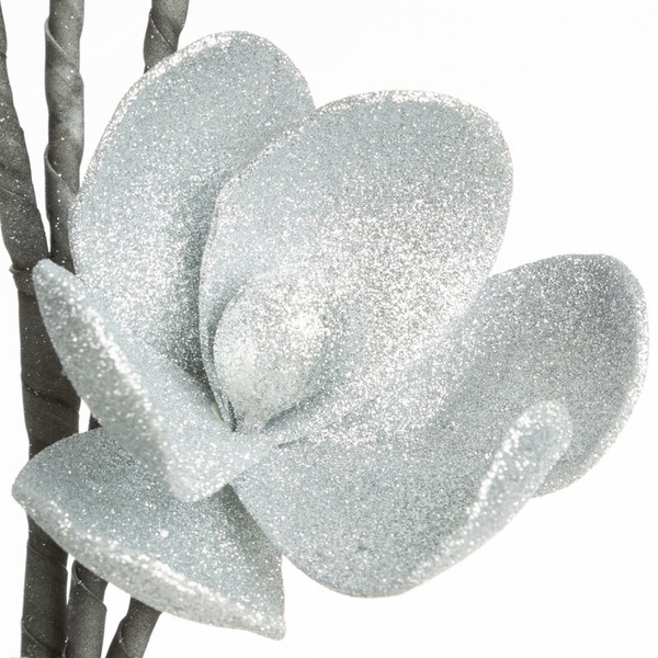 Ukrasni cvijet od foamiran pjene FLORE 723 FI 15 X 86 CM SREBRNY