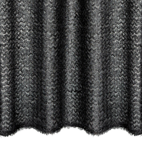 EVA MINGE gotova zavjesa 135x250 izrađena od šifona ukrašena moher koncem i suptilnim volanima TIFFANY 