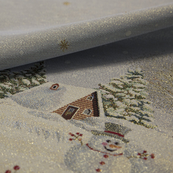 Tapiserijski nadstolnjak 40x100 cm ukrašen božićnim motivom
