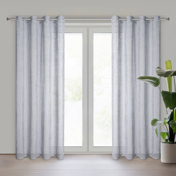 Zavjesa od šenil mreže Neli 140 x 250 cm koja ne zahtijeva glačanje
