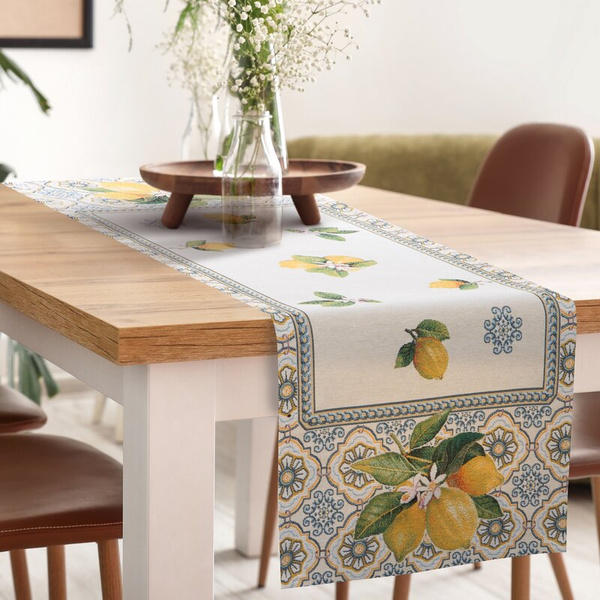 Goblen nadstolnjak 40x100 s printom ljetnih limuna