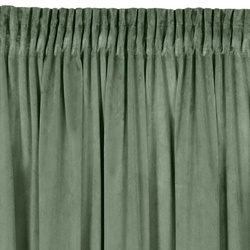 Zavjesa od jednobojnog mekog baršuna trakasta 140x270 cm ružičasta ROSA