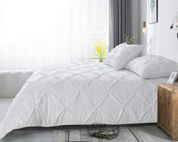 Pamučna bijela posteljina za apartmane 240x220 Salvador