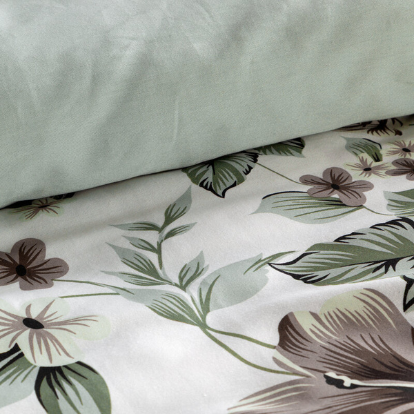 Posteljina 160x200 cm od pamučnog satena s cvjetnim uzorkom SPRING