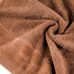 Ručnik s rubom od velura, gramature 500 g/m2 Damla (09) 70X140 cm crveni