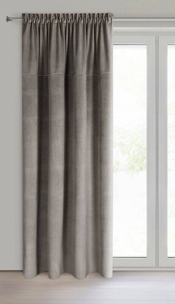 Baršunasta zavjesa 140x300 s finim strukturalnim uzorkom, gramature 200 g/m2 Milo