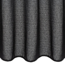 Zavjesa 140x250  AGIS ukrašena dlakavim dodatkom