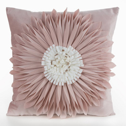 Baršunasta jastučnica 45x45 cm ukrašena velikim 3D cvijetom FLORES 3