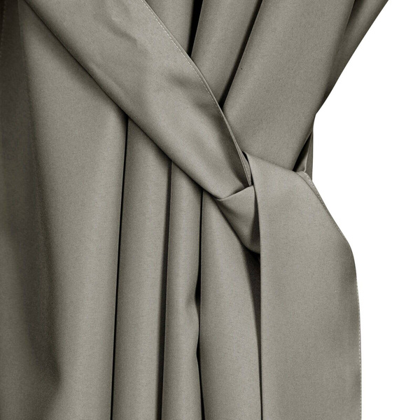 Zavjesa za terasu 155x200 boja cappuccina od nepromočive tkanine sa čičak trakama GARDEN