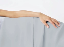 Plahta od flanela glat boja srebrna 200x250