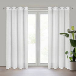 Zavjesa 140x250 AGIS ukrašena dlakavim dodatkom