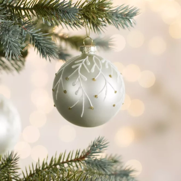 Staklena kugla za božićno drvce ∅ 8cm