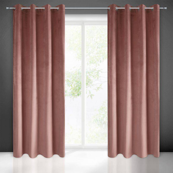 Gotova zavjesa od glat baršuna 140x250 težine 215 g/m2 Pierre