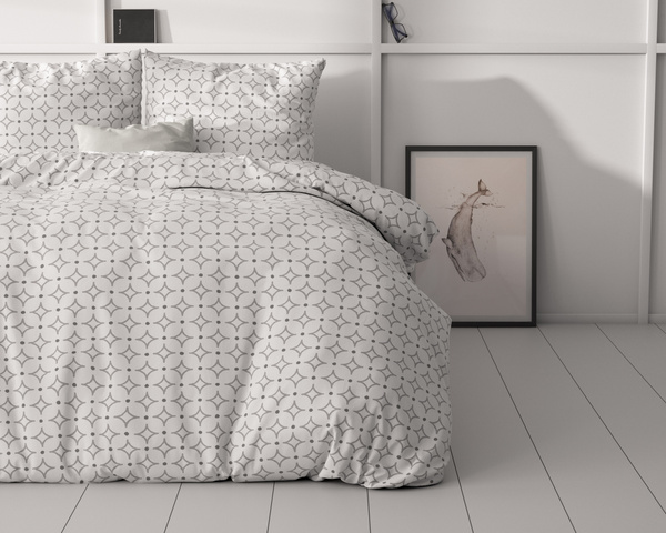 Set posteljine 200x200/220 od mikrovlakana sa čistim printom, nije potrebno glačanje