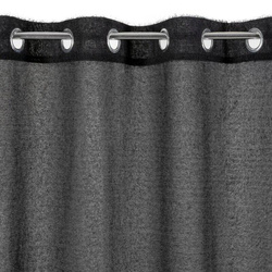 Zavjesa 140x250  AGIS ukrašena dlakavim dodatkom