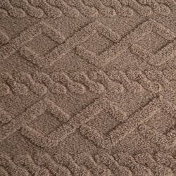 Deka bijela s ukrasnom pletenicom 150x200