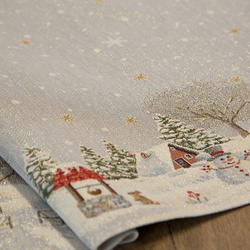 Tapiserijski nadstolnjak 45x140 cm ukrašen božićnim motivom