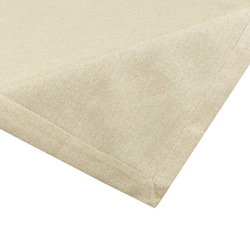 Stolnjak 85x85 s lanenim tkanjem i sjajnim koncem, završen dvostrukom trakom na rubovima BIANCA 1