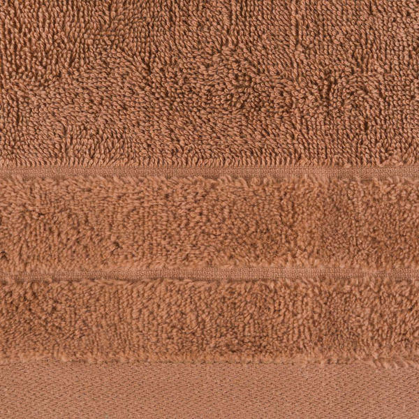 Ručnik s rubom od velura, gramature 500 g/m2 Damla (09) 70X140 cm crveni