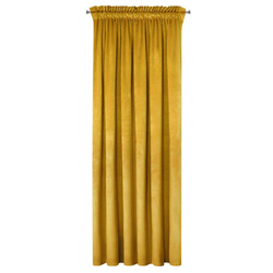 Zavjesa od jednobojnog mekog baršuna trakasta 140x270 cm ružičasta ROSA  